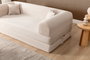 Atelier Del Sofa Legom Eco - Sofá-Cama de 3 Plazas Crema